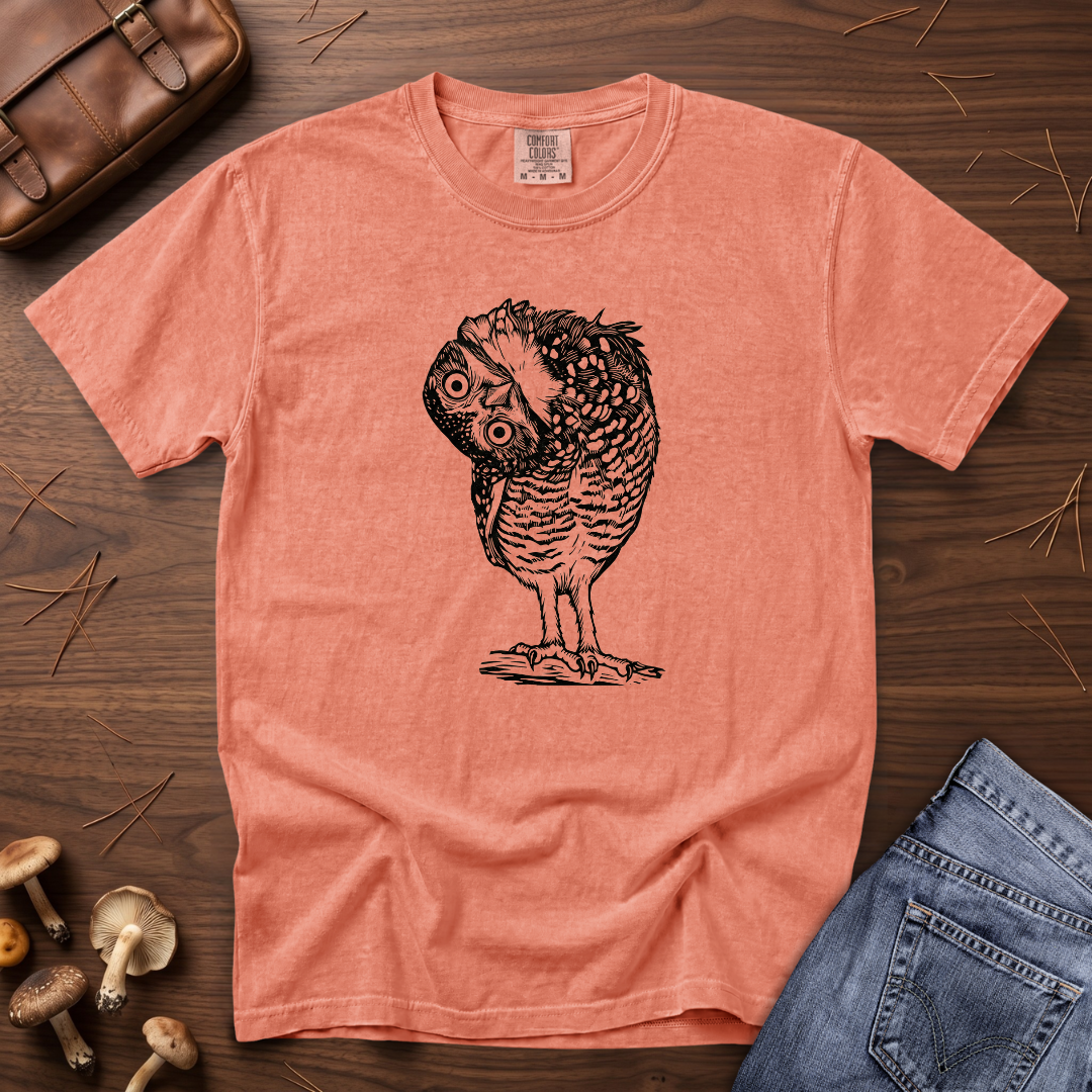 Curious Burrowing Owl T-Shirt