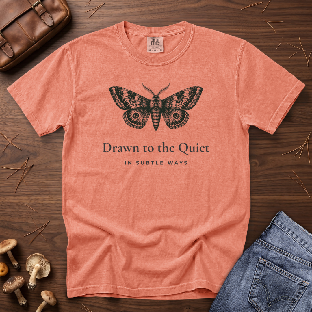 Drawn to the Quiet Moth T-Shirt