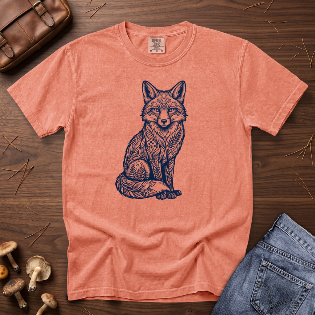 Woodland Sitting Fox T-Shirt