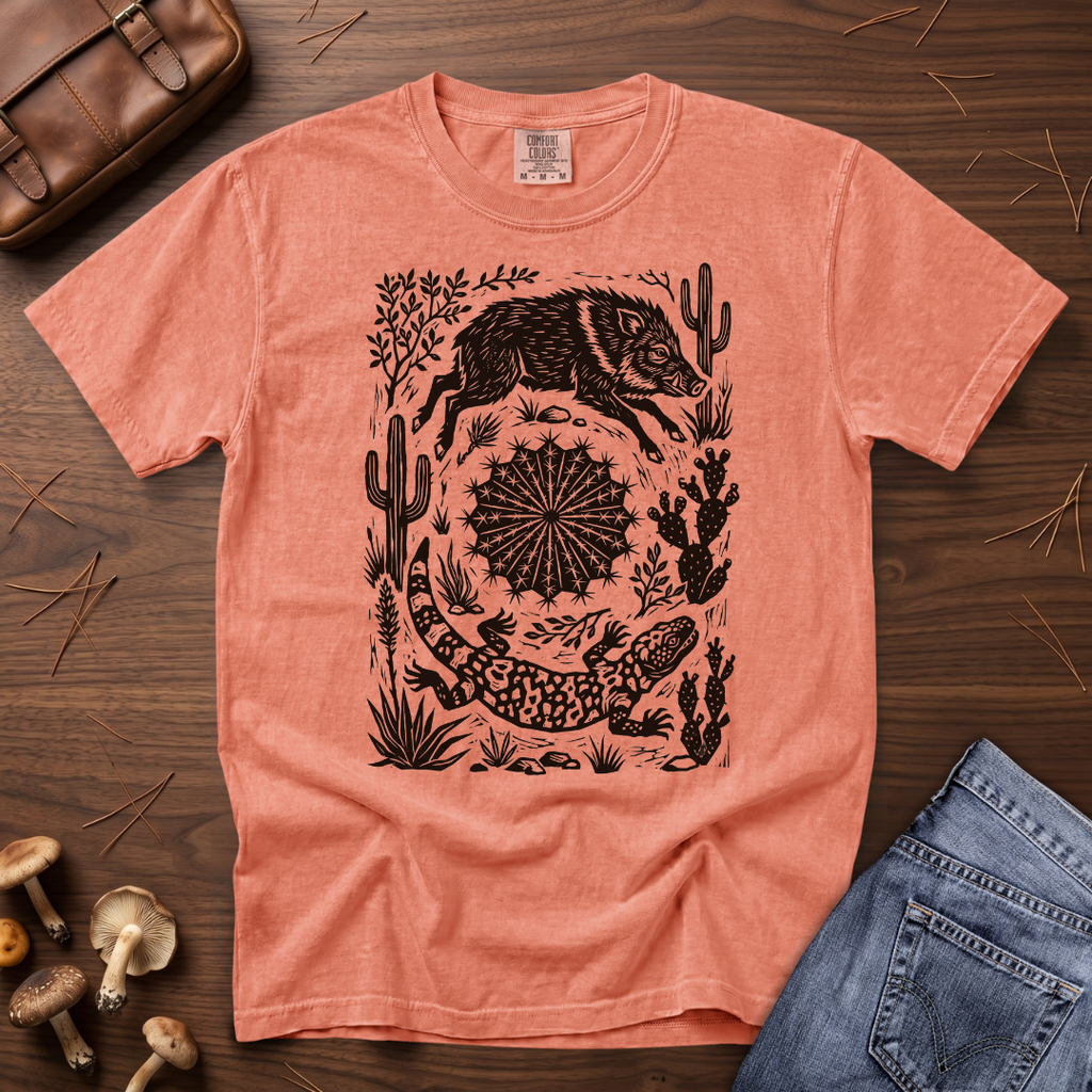 Javelina and Gila Monster T-Shirt