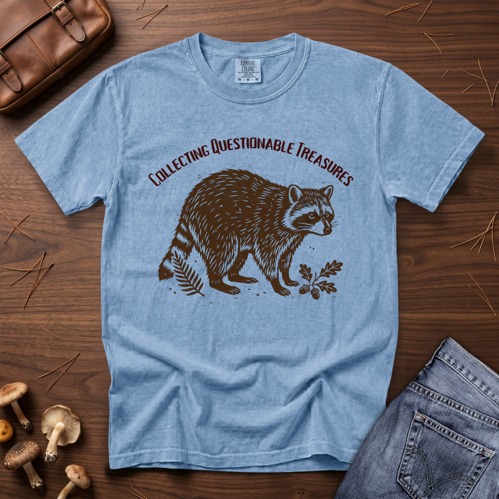 Collecting Questionable Treasures Raccoon T-Shirt