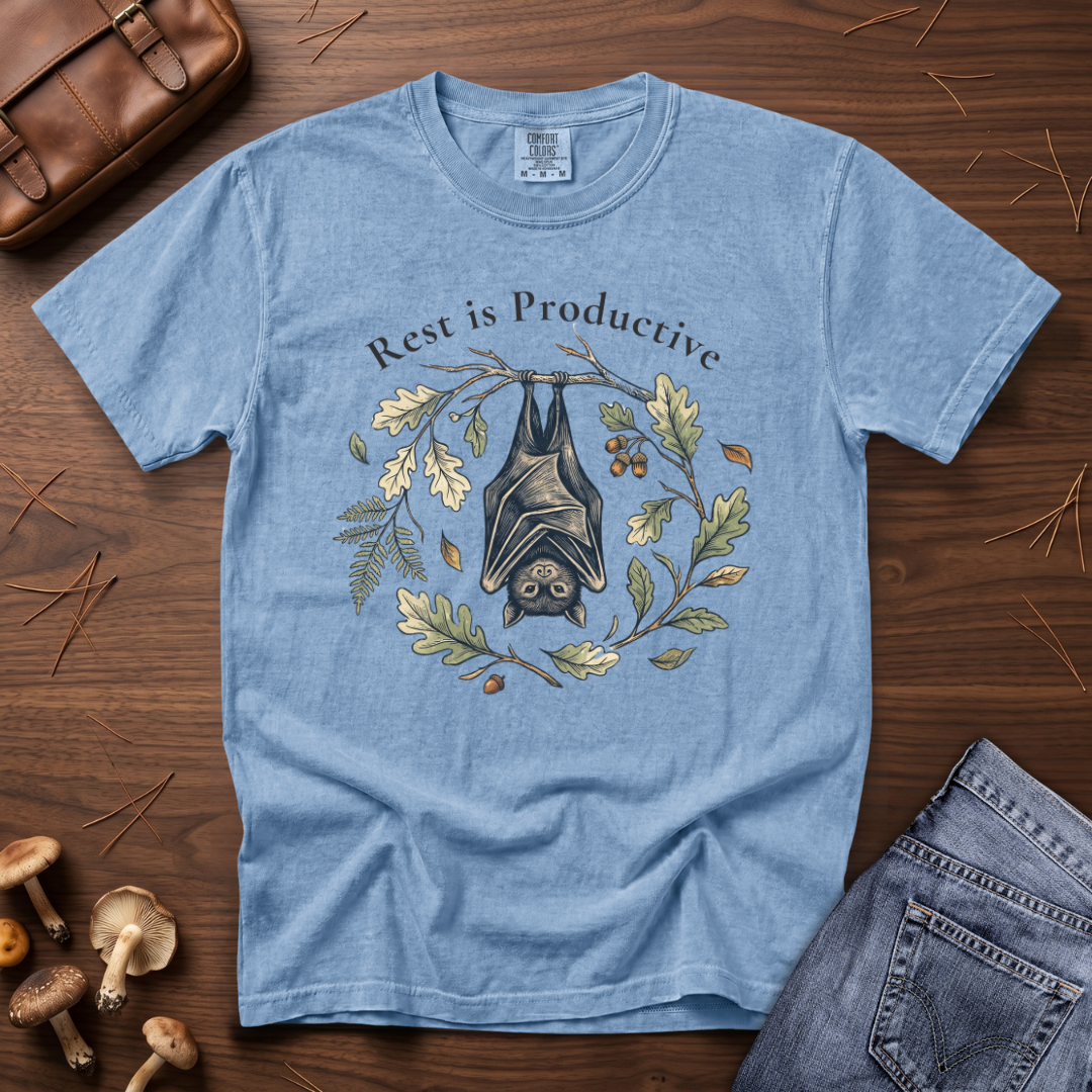 Rest is Productive Bat T-Shirt