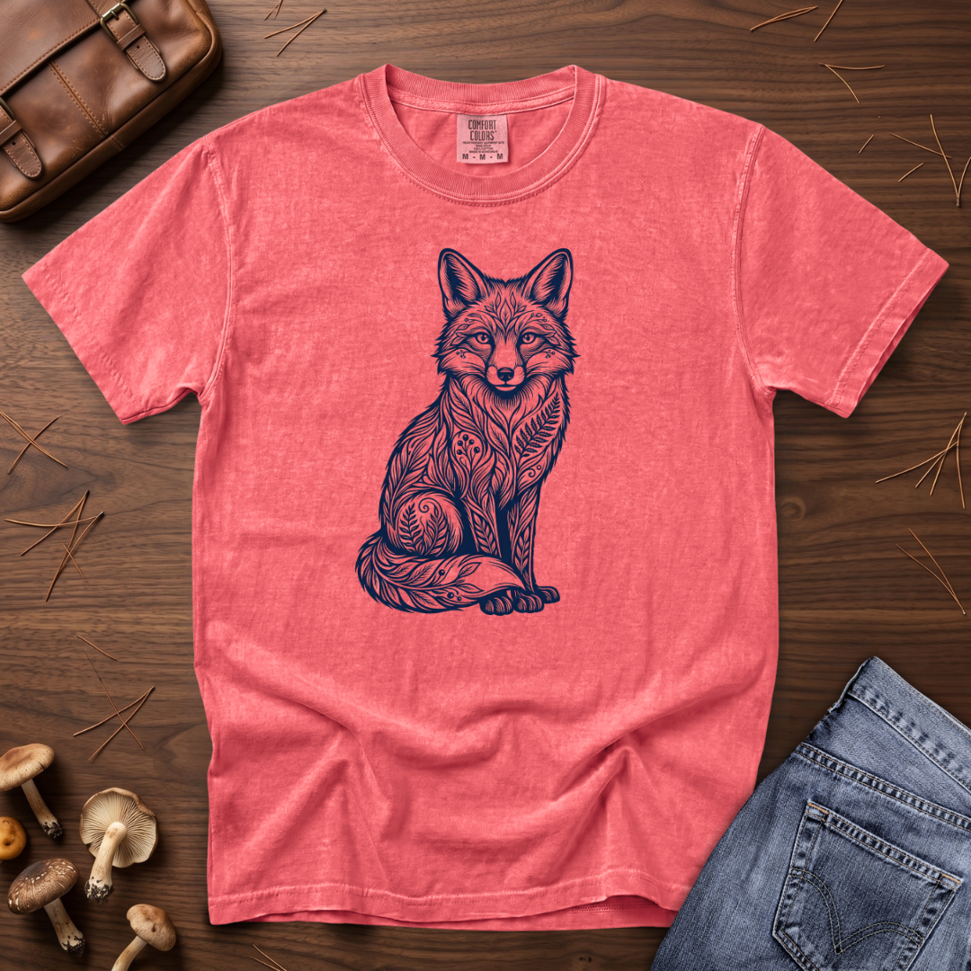 Woodland Sitting Fox T-Shirt
