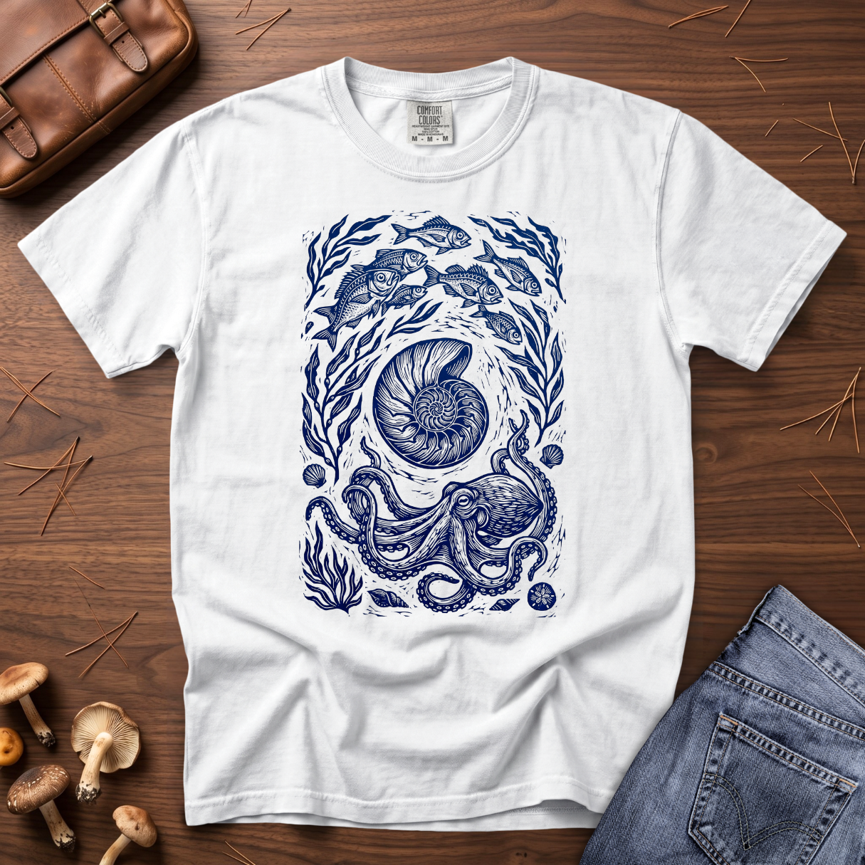 Fish and Octopus Sea T-Shirt