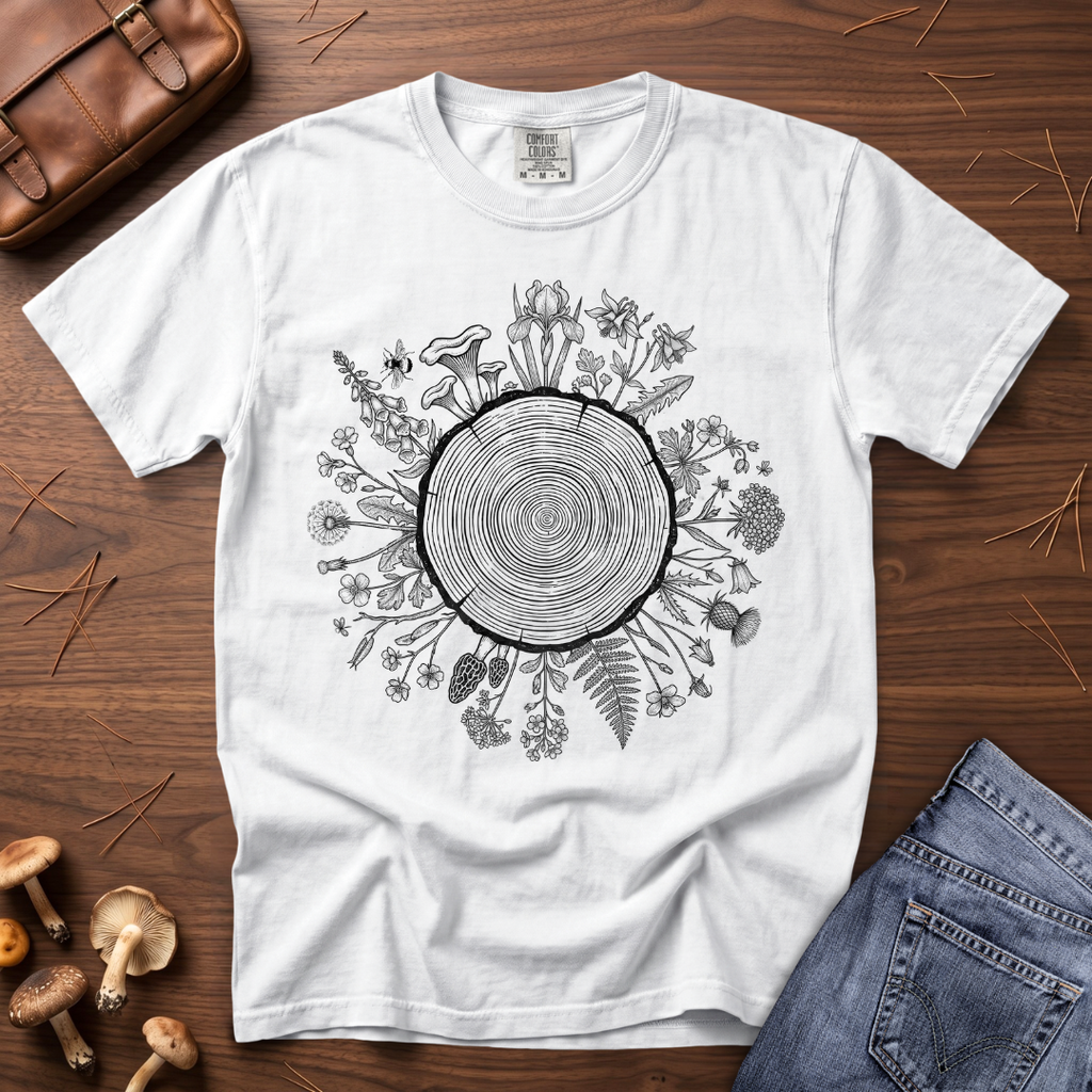 Wildflower Tree Ring T-Shirt