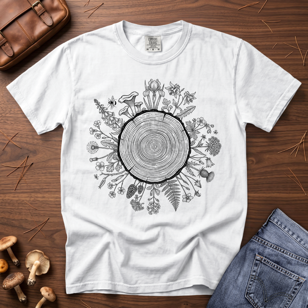 Wildflower Tree Ring T-Shirt