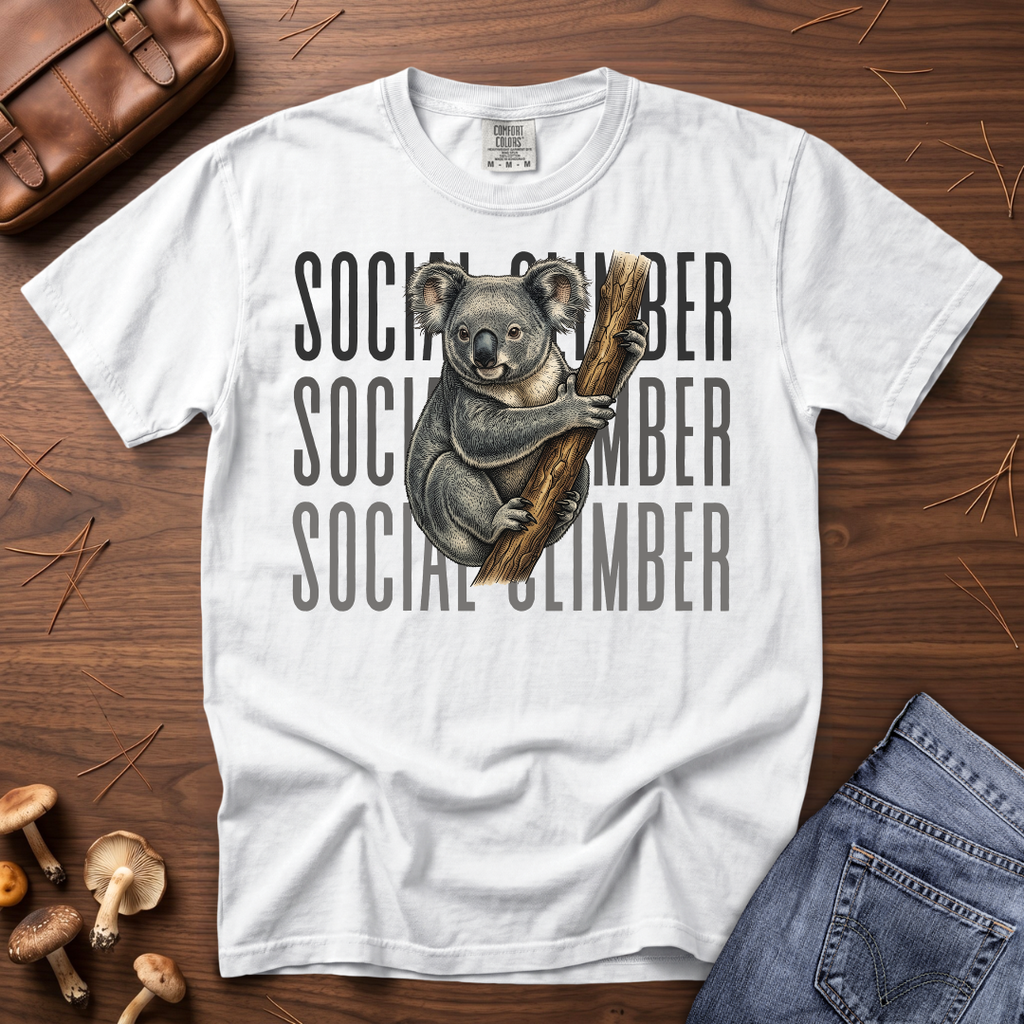 Social Climber - Koala Bear T-Shirt