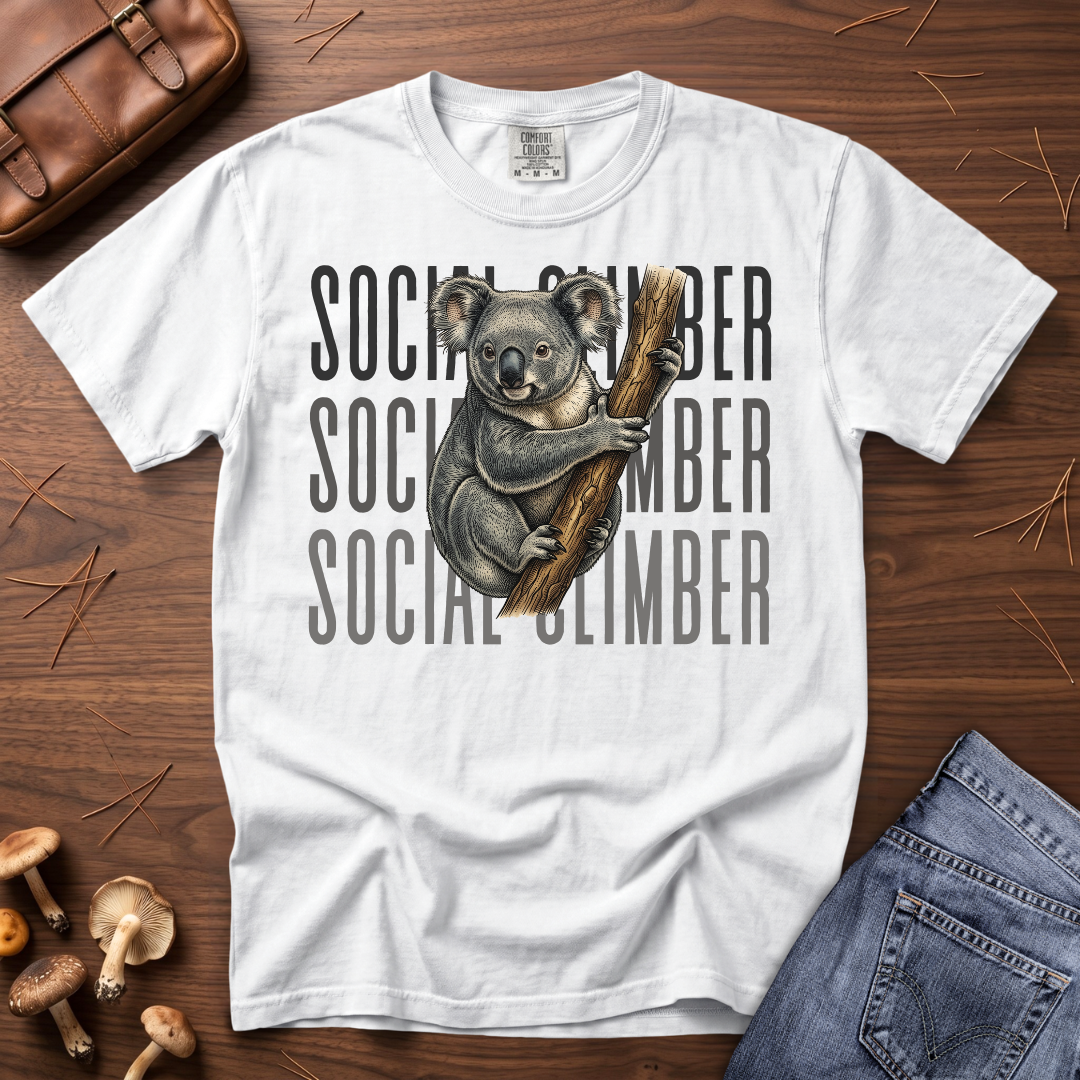 Social Climber - Koala Bear T-Shirt