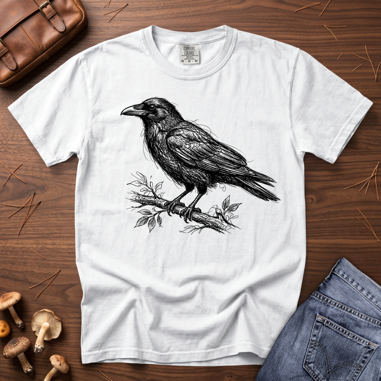 Crow Sketch I T-Shirt